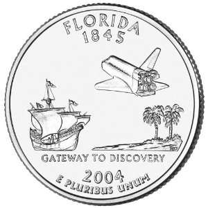 2004 P&D Florida State Quarter BU Rolls (2 Total 