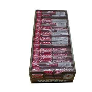 Necco Chocolate Candy Wafers 36 2.02 rolls per box  