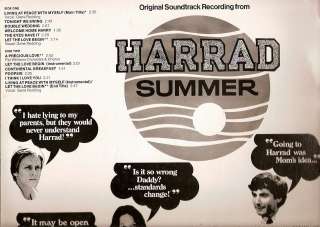 OST HARRAD SUMMER 1974 PAT WILLIAMS CAPITOL UA SEALED  