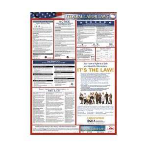  LIP   Labor LAW Poster, Federal, 27X19