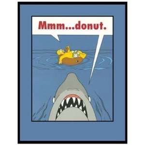  Magnet (Large) THE SIMPSONS   HOMER (Mmm Donut 