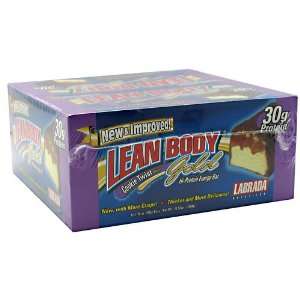 Labrada Nutrition Gold Lean Body Hi Protein Energy Bar Caramel Cookie 