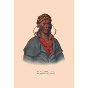  Payta Kootha (A Shawanoe Warrior) 20x30 Poster Paper