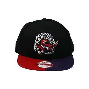  New Era Spit Em Toronto Raptors Snapback Hat Black. Size 