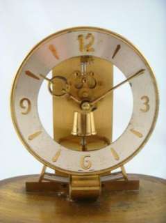 Vintage Brass Kieninger & Obergfell 6 Six Jewels Dome Clock Western 