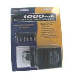  1000mA CSA UL AC Adapter with Detach Plugs Universal AC DC 