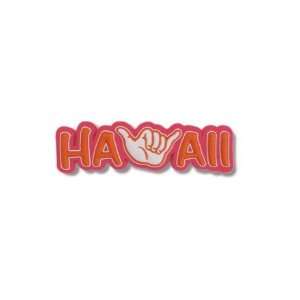  Shaka Hawaii Orange PVC Magnet