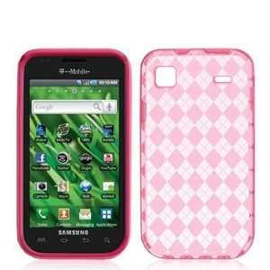 Hot Pink TPU Candy Rubber Flexi Skin Case Cover for Samsung Vibrant 