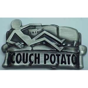 Couch Potato Belt Buckle (Brand New)