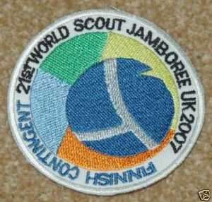   World Scout Jamboree Finland (Finnish) SCOUTS Contingent Patch  