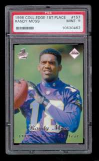 1998 Collectors Edge 1st Place Randy Moss PSA 9 First  