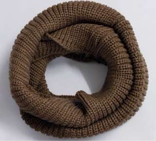 Women Knit Neck Circle Cowl Scarf Shawl Wrap Loop Warmer L around Neck 