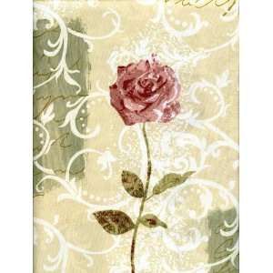  Waverly Rose Fabric Shower Curtain Roses