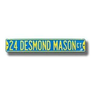  Oklahoma City Thunder Desmond Mason Court Street Sign 