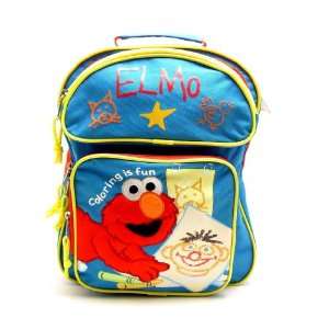  Sesame Street Colorful Elmo Toddler Backpack with Sesame Street 