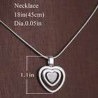 charming heart silver pendant necklace new hot fashion $ 5 96 time 