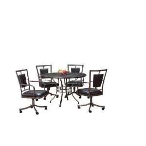  Hillsdale Auckland 5 Piece Wood Top Dining Room Set