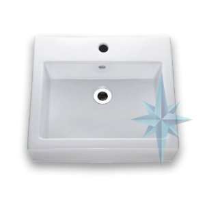  Polaris Sinks W052V White Porcelain Vessel Sink