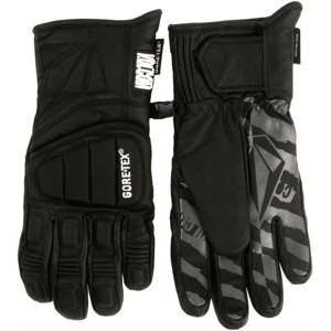  Volcom Crail Mens Leather Gore Tex Snowboard Glove (Black 