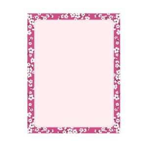    Just Print Cherry Blossoms Letterhead, 100 Count