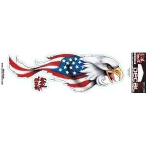  Eagle w/ USA American Flag RIGHT Decal Lethal Threat 