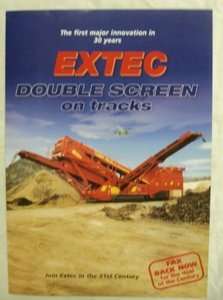 Extec 2000 Double Screen Screener Brochure  