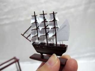 Miniature little clipper ship finished in MH  