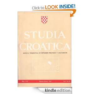   Edition) Instituto de Cultura Croata  Kindle Store