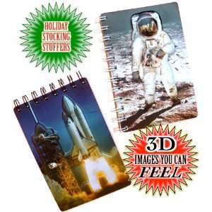  3 D NASA Space Aeronautical Notepads Set   2 Pads [Office 