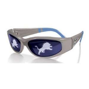  Detroit Lions Titan Silver/Light Blue Tip Sunglasses 
