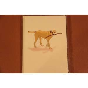  Yellow Labrador Retriever Dog Pride Boxed Note Cards (6 