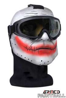 Tactical Airsoft Joker Mask with Goggles  