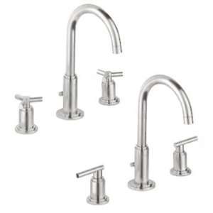   Atrio High Spout Lavatory Wideset, WaterCare   Infinity Brushed Nickel