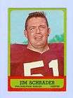 1963 Topps Football JIM SCHRADER Eagles SP #115 NM+
