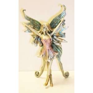   Collection Pewter Fantasy Fairy Figurine in Pink Dress