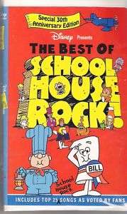 The Best of Schoolhouse Rock VHS in Original Case  