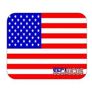  US Flag   Secaucus, New Jersey (NJ) Mouse Pad Everything 