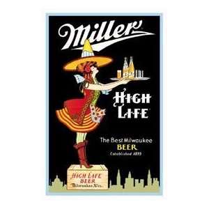  Tin Sign Miller Beer #856 