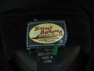 Tommy Bahama V Neck Sweater Vest Black 100% Cotton Mens size XL VERY 