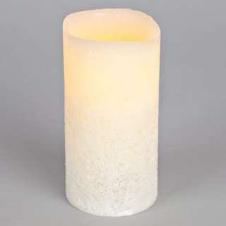   LED Wax Lava Texture Scented Pillar Candle with Timer Feature  