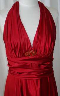 Bridesmaid Prom Party Evening Dress Size Large Or 11/12 Red Color