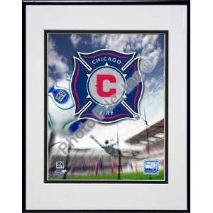  Chicago Fire 2007 Team Logo Double Matted 8 x 10 