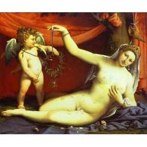     Lorenzo Lotto   24 x 20 inches   Venus and Cupid