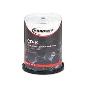  Innovera® IVR 77815 CD R DISCS, HUB PRINTABLE, 700MB 