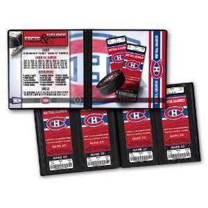  Personalized Montreal Canadiens NHL Ticket Album Sports 