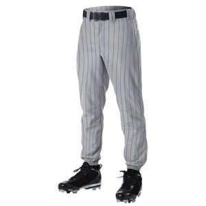 Alleson PROWP Solid Pinstripe Custom Baseball Pants GR/RO   GREY/ROYAL 