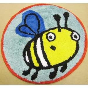 CUTE KIDS CHILDRENS INSECT BUG WASP RUG MAT 60 X 60CM TO 