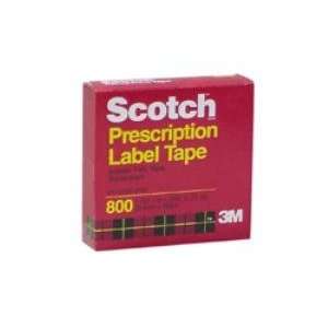  RX LABEL TAPE (SCOT) 72 YD 800 Size 1 Health & Personal 