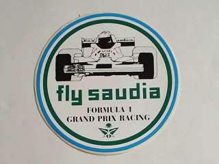 WILLIAMS   FLY SAUDIA   F1 *** sticker  