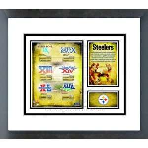  Pittsburgh Steelers 6 Time Super Bowl Champions Milestones 